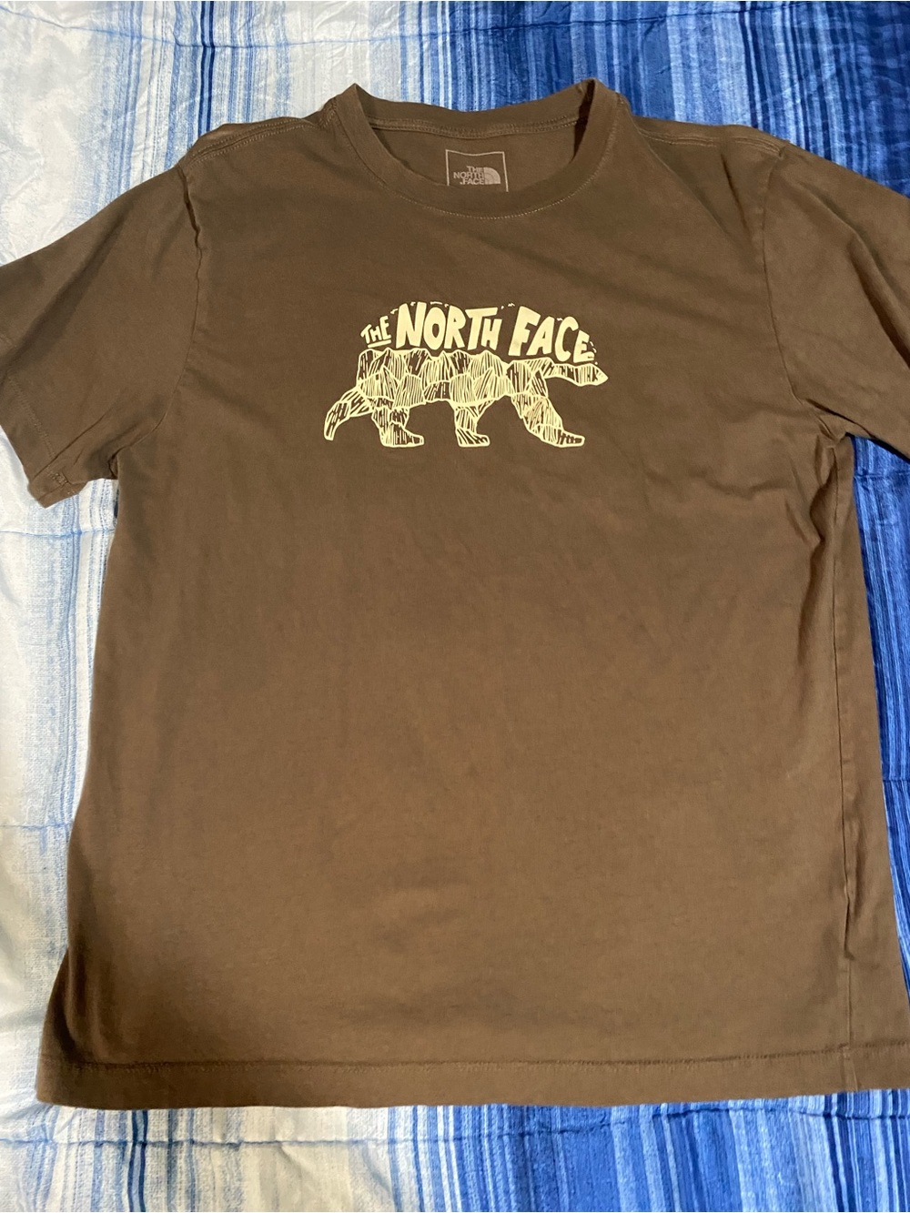 The North Face Men’s Brown Graphic Tee & Red Crew Short Sleeve Set - Picture 5 of 7